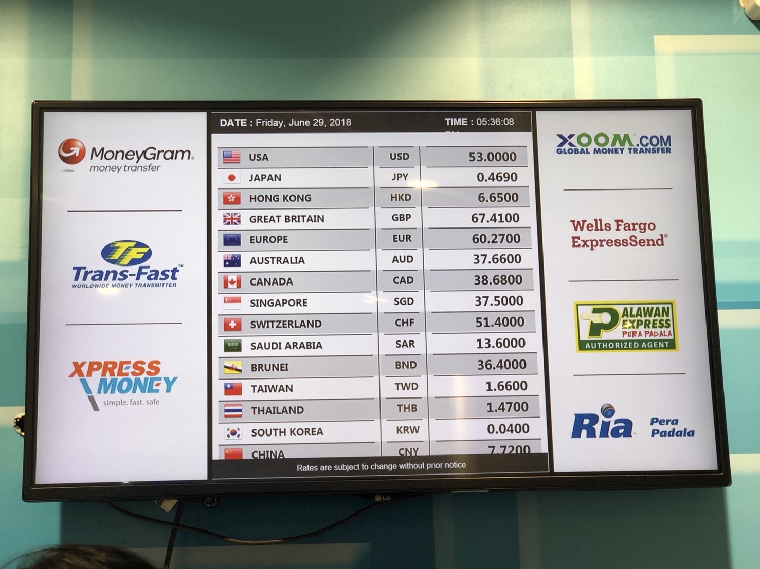 フィリピン】市内レート比較とSMモールでの両替の仕方 | Pieces☆ LIVE YOUR LIFE☆EN旅